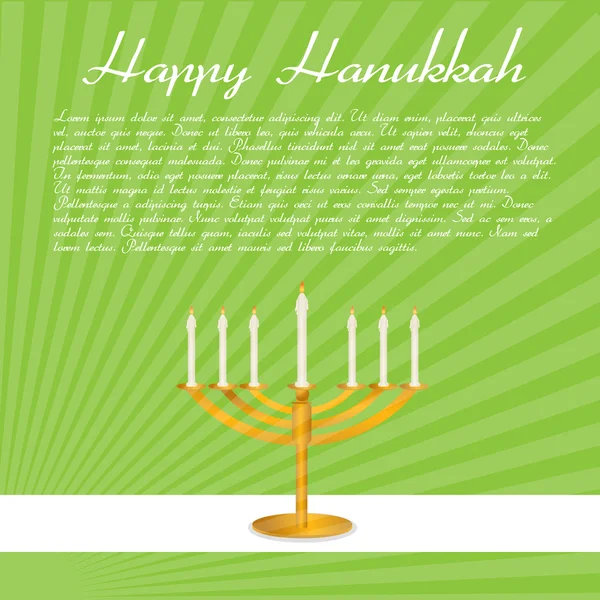 Feliz cartão hanukkah — Fotografia de Stock
