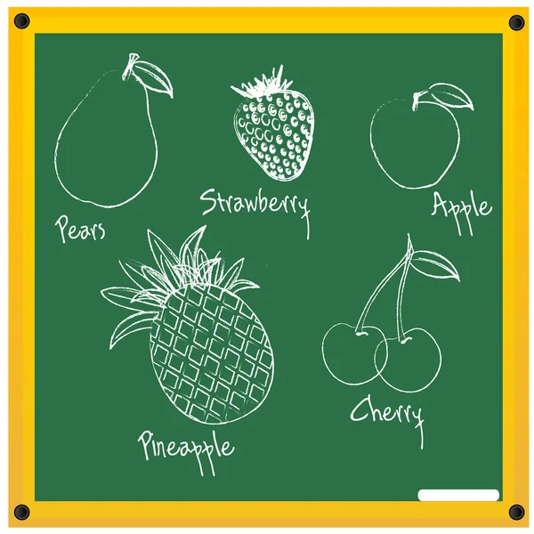 Fruits sketch — Stock Photo, Image