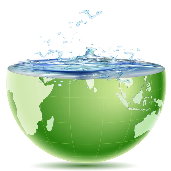 Глобальная вода — стоковое фото