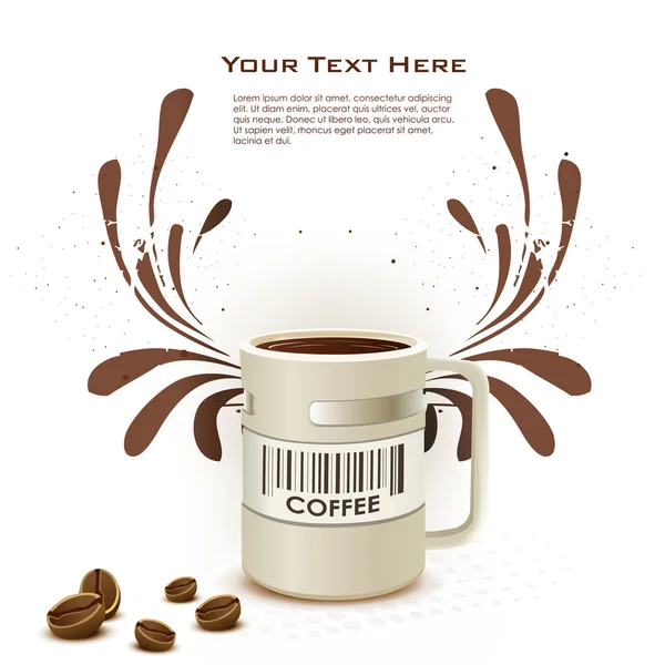 Carta da caffè — Foto Stock