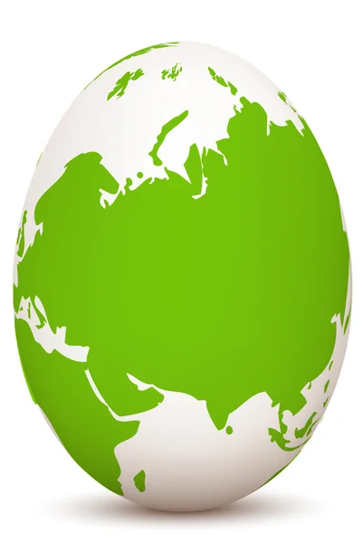 Глобальний яйце — стокове фото
