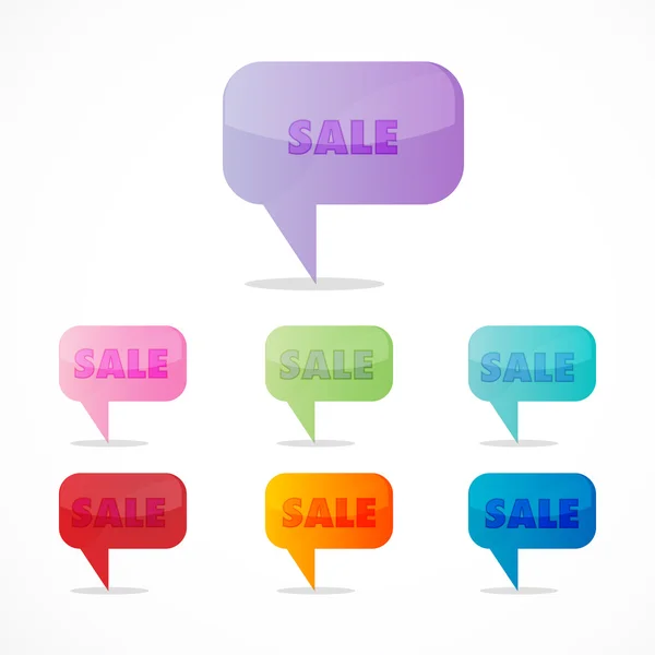 Colorful sale icon — Stock Photo, Image