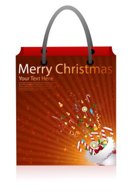 Christmas bag clipart