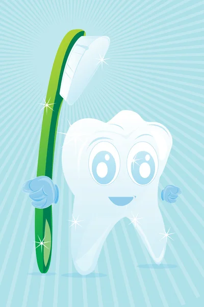Happy tooth — Stock Photo, Image