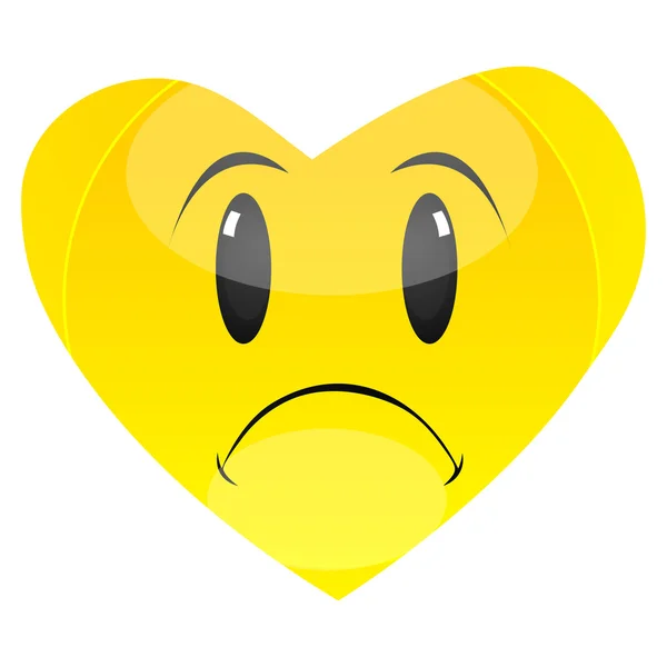 Coração triste — Fotografia de Stock