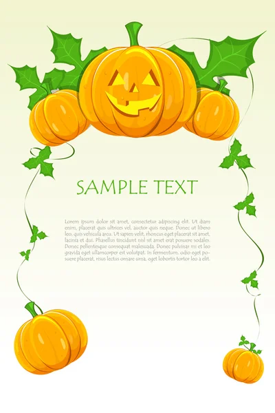 Gelukkige Halloween kaart — Stockfoto