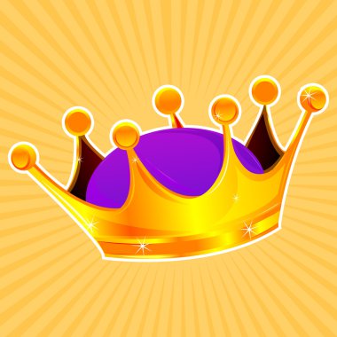 Golden crown clipart