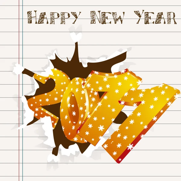 2011 new year card — Stock Photo, Image