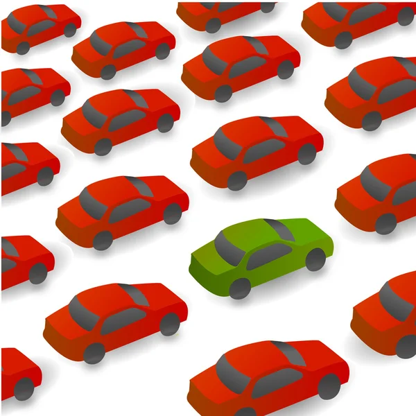 Cars on way — Stock Photo, Image