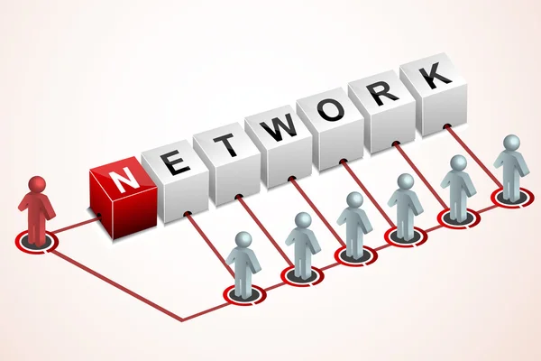 Netwerken — Stockfoto