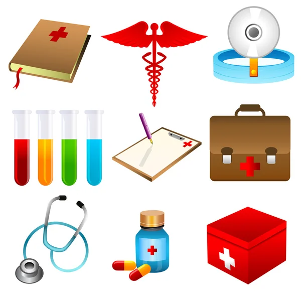 Iconos médicos — Foto de Stock