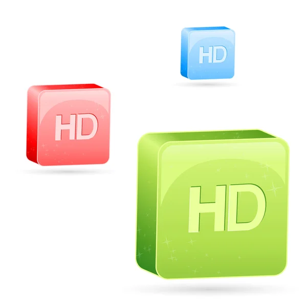 다채로운 hd 아이콘 — 스톡 사진