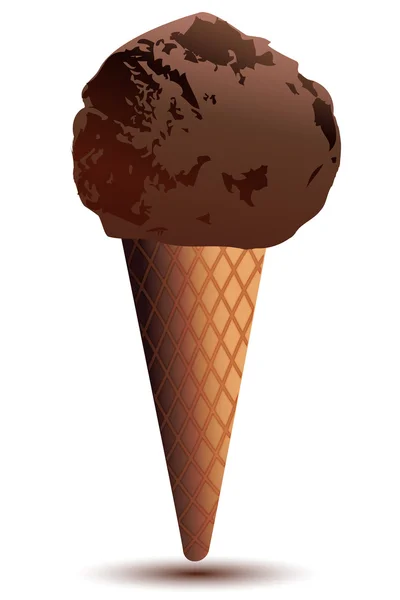 Σοκολάτα παγωτό — Φωτογραφία Αρχείου