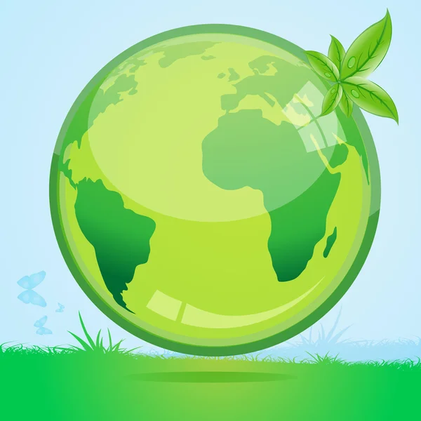 Reciclar globo — Fotografia de Stock