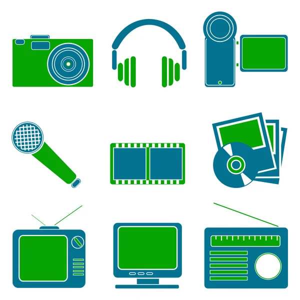 Entertainment symbols — Stock Photo, Image