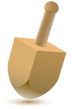 Hanukkah dreidel clipart