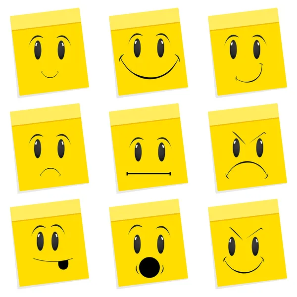 Various face expressions — Stock Photo, Image