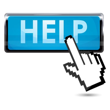 Help button clipart