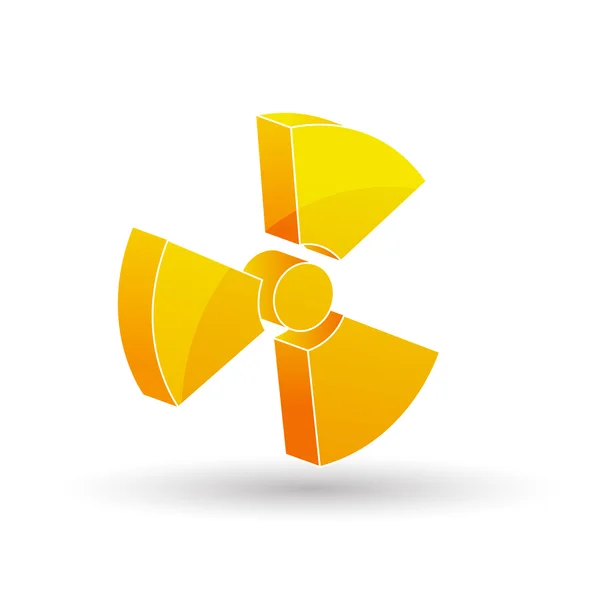 Nucleaire pictogram — Stockfoto