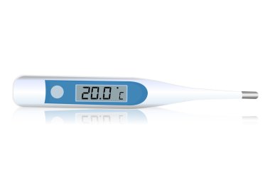 Digital thermometer clipart