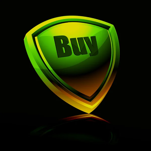 Buy shield — Stock Photo, Image