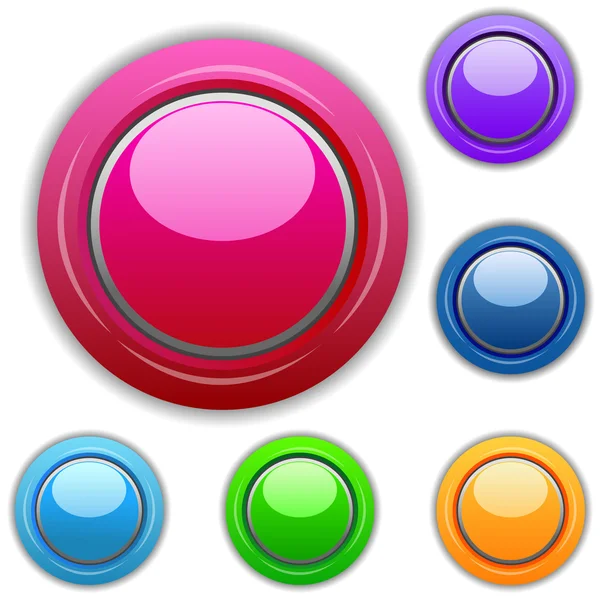 Botões multicoloridos — Fotografia de Stock