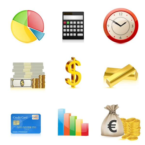 Business icons — Stock Photo, Image