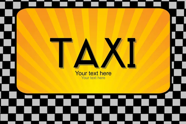 Taxi text — Stock fotografie