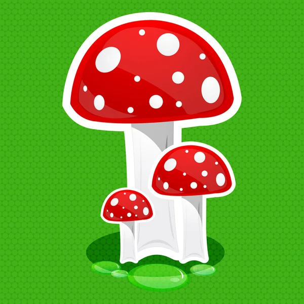 Икона гриба — стоковое фото