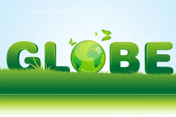 Reciclar globo — Fotografia de Stock