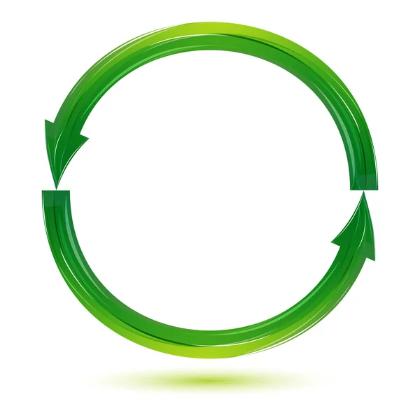Flecha de reciclagem — Fotografia de Stock