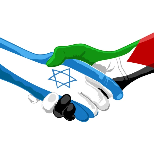Frieden zwischen Israel und Palästina — Stockfoto