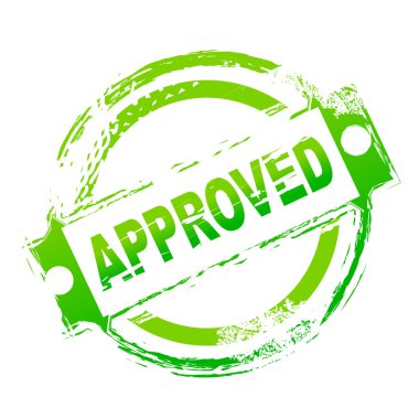 Approved seal clipart