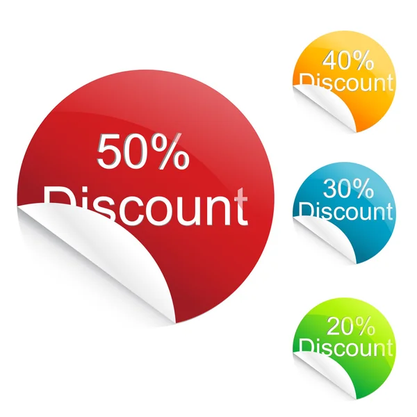 Discount tags — Stock Photo, Image