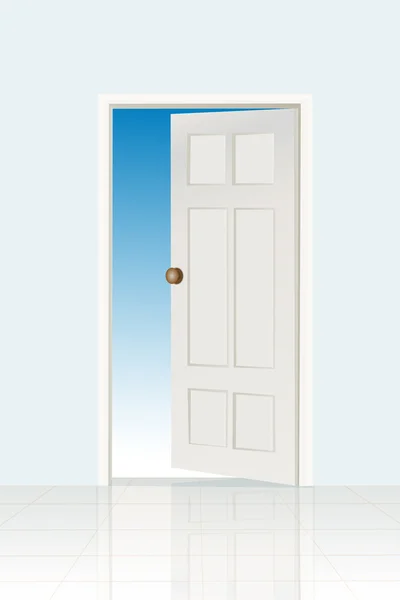 Ícone de porta aberta — Fotografia de Stock
