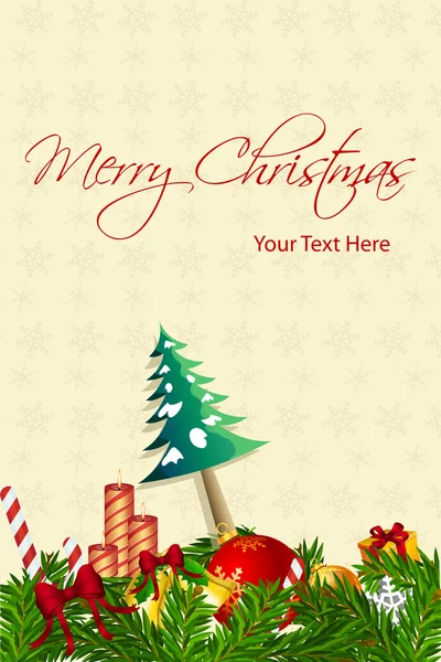 Happy christmas card — Stock Photo, Image