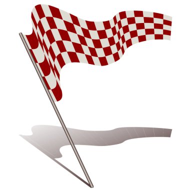 Racing flag clipart