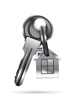 Key with house clipart