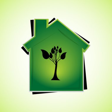 Green home clipart