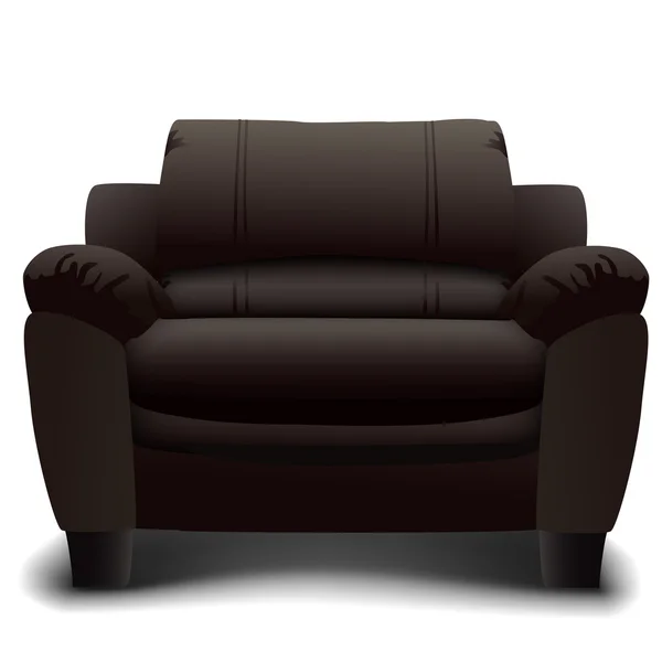 Illustrazione del divano su sfondo bianco — Foto Stock