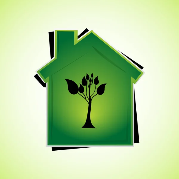 Casa verde — Foto Stock