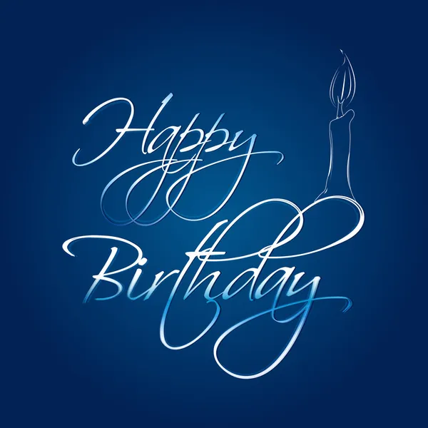 Abstract happy birthday card — Stock Photo, Image
