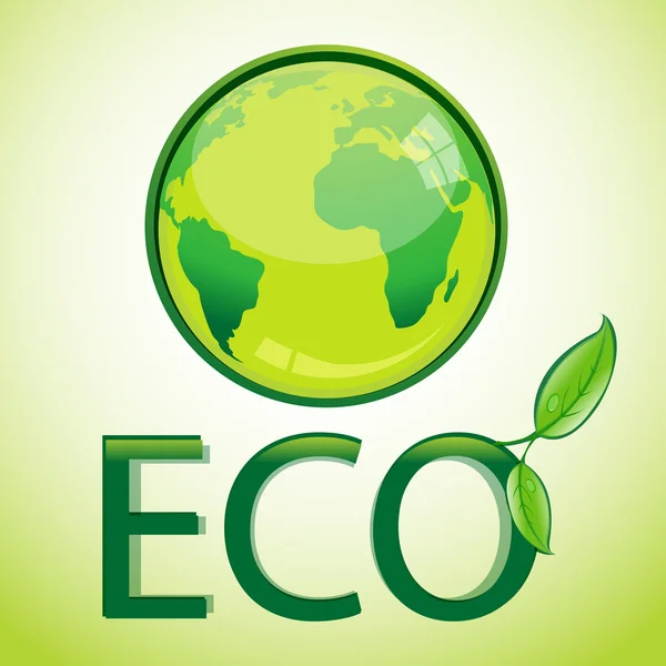 Eco κόσμο — Φωτογραφία Αρχείου