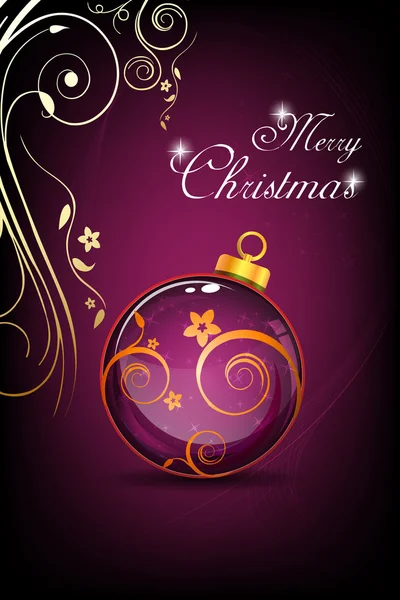 Cartão de Feliz Natal clássico — Fotografia de Stock