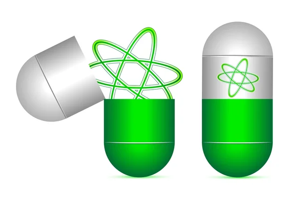 Atomo in capsula — Foto Stock