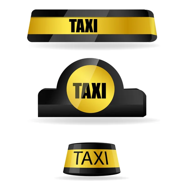 Таксі Теги — стокове фото