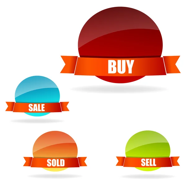 Nakupovat a prodávat značky — Stock fotografie