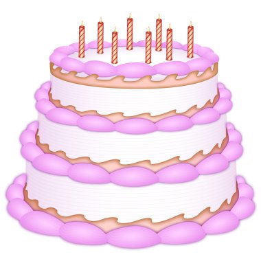 Birthday cake clipart