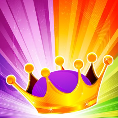 Abstract crown clipart