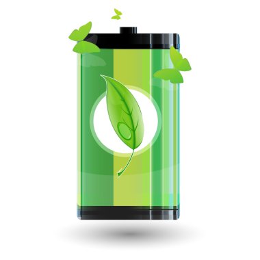 Recycle battery clipart